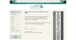 Desktop Screenshot of kreisaerztekammer-leipzig.de